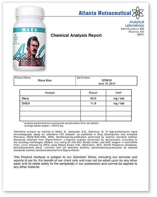 Maca Man Lab Report